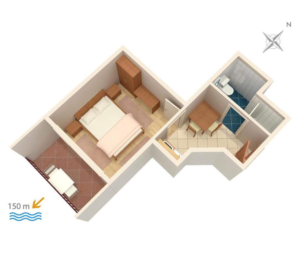 Apartments With A Parking Space Baska Voda, Makarska - 301 Kültér fotó